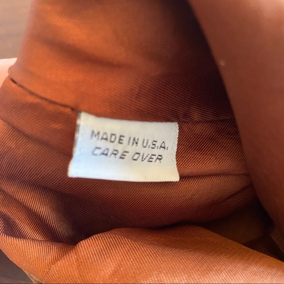 Abercrombie & Fitch Leather Pants Brown Size 10 - Picture 10 of 11